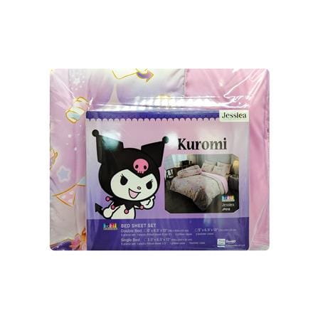 ชุดผ้าปูที่นอน 3.5 ฟุต (ชุด 4 ชิ้น) JESSICA KUROMI 22070-JP018_3