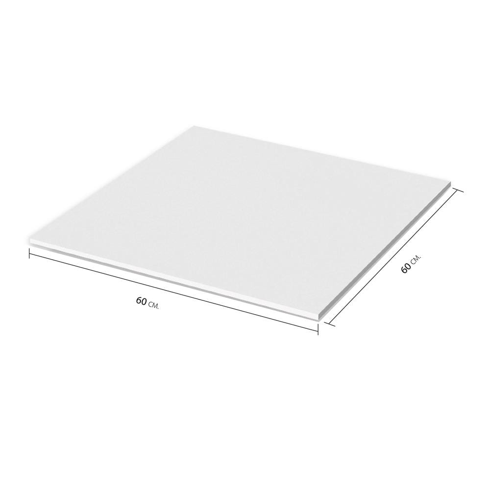 แผ่นยิปซั่ม GM EASTBERG ขาวผ่อง 60x60x0.8 ซม. (แพ็ก 10 ชิ้น)