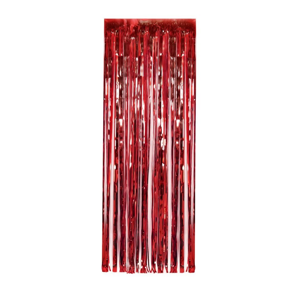 ม่านฟอยล์ตกแต่ง SIAMXMAS 63.5x180 ซม. สีแดง