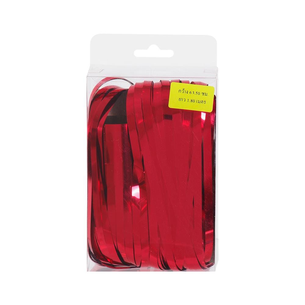 ม่านฟอยล์ตกแต่ง SIAMXMAS 63.5x180 ซม. สีแดง