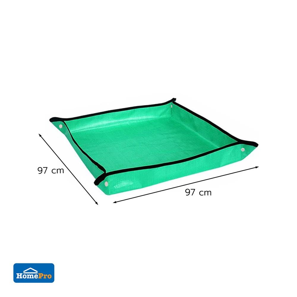 พลาสติกปูรองปลูกต้นไม้ SPRING 97x97 ซม. สีเขียว