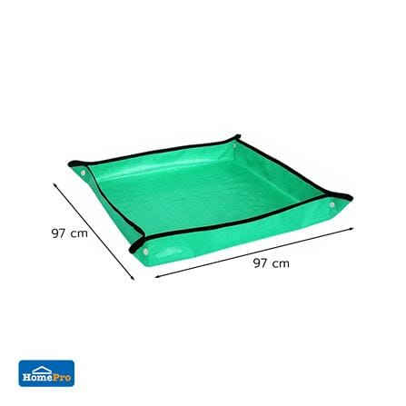 พลาสติกปูรองปลูกต้นไม้ SPRING 97x97 ซม. สีเขียว_6