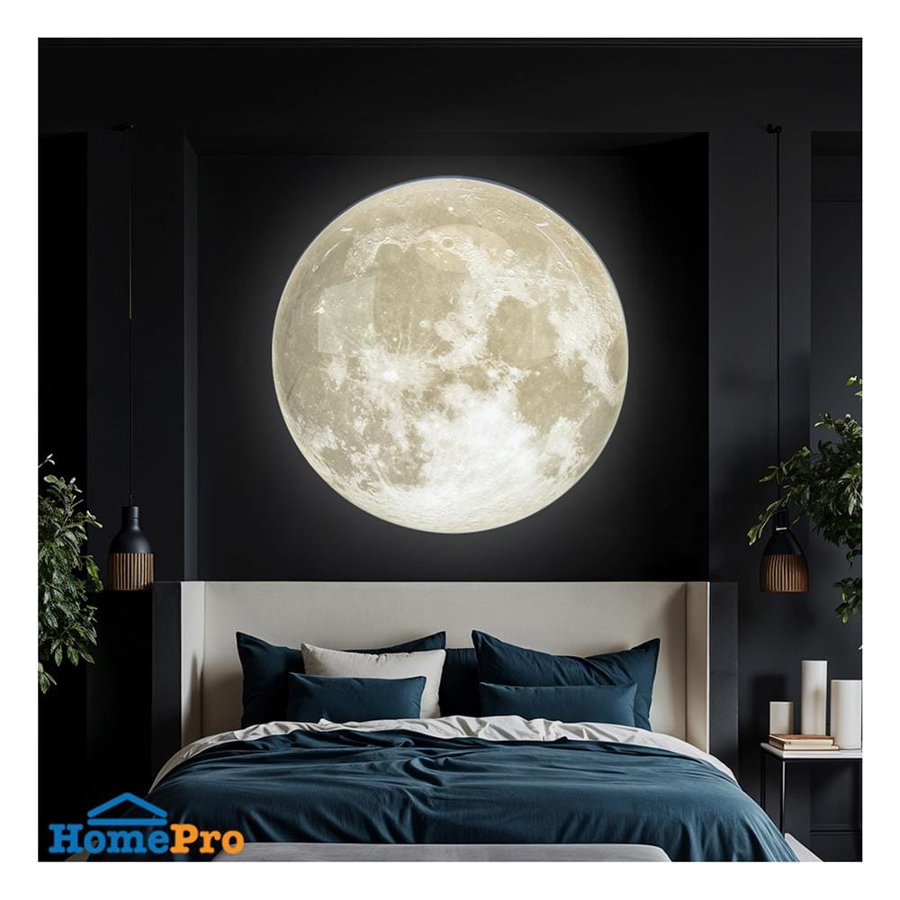 ไฟเพดาน LED STARLIGHT MOON H 04-SL-23445-800 144 วัตต์ DAYLIGHT/COOL WHITE/WARM WHITE 31 นิ้ว สีขาว/เทา