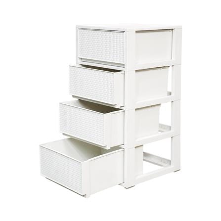 ตู้ลิ้นชัก 4 ชั้น STACKO SAAN 34.2x36.5x68.5 ซม. สีขาว_2