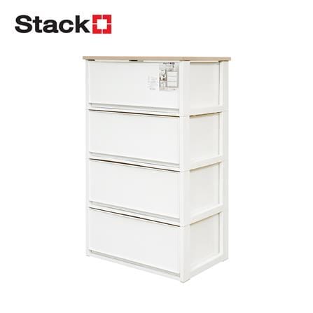 ตู้ลิ้นชัก 4 ชั้น STACKO MODULAR 53.5x36.5x90.5 ซม. สีขาว_0