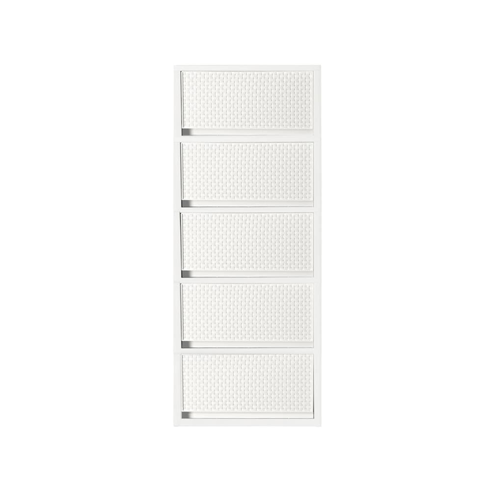 ตู้ลิ้นชัก 5 ชั้น STACKO SAAN 34.2x36.5x85.4 ซม. สีขาว