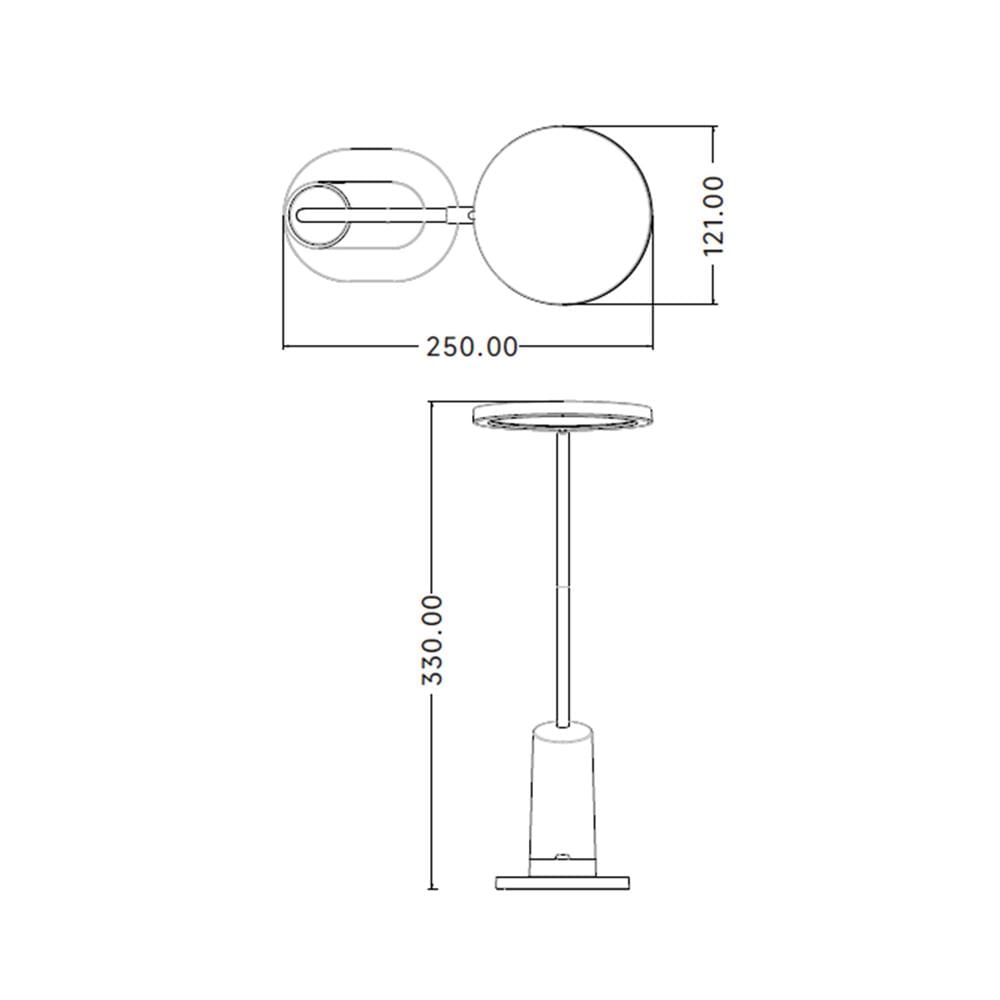 ไฟอ่านหนังสือ LED CARINI LA-H738-1 4 วัตต์ COOL WHITE สีขาว