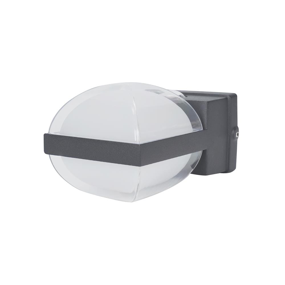 ไฟผนังนอก LED CARINI BO-WS02 12 วัตต์ WARM WHITE สีดำ