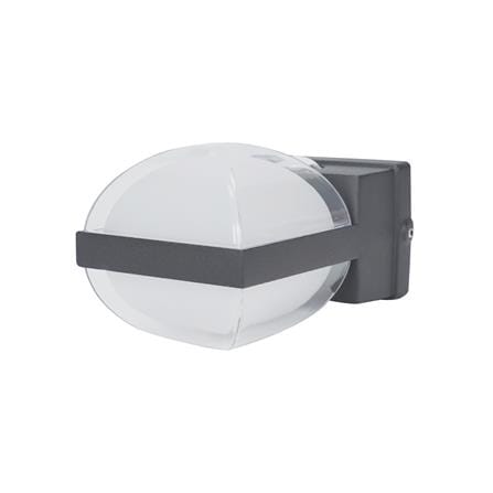 ไฟผนังนอก LED CARINI BO-WS02 12 วัตต์ WARM WHITE สีดำ_1