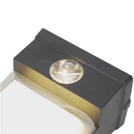 ไฟผนังนอก LED CARINI BO-WS02 12 วัตต์ WARM WHITE สีดำ_4