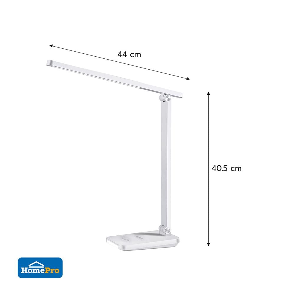 ไฟอ่านหนังสือ LED CARINI LA-C618WH 8 วัตต์ DAYLIGHT/COOL WHITE/WARM WHITE สีขาว
