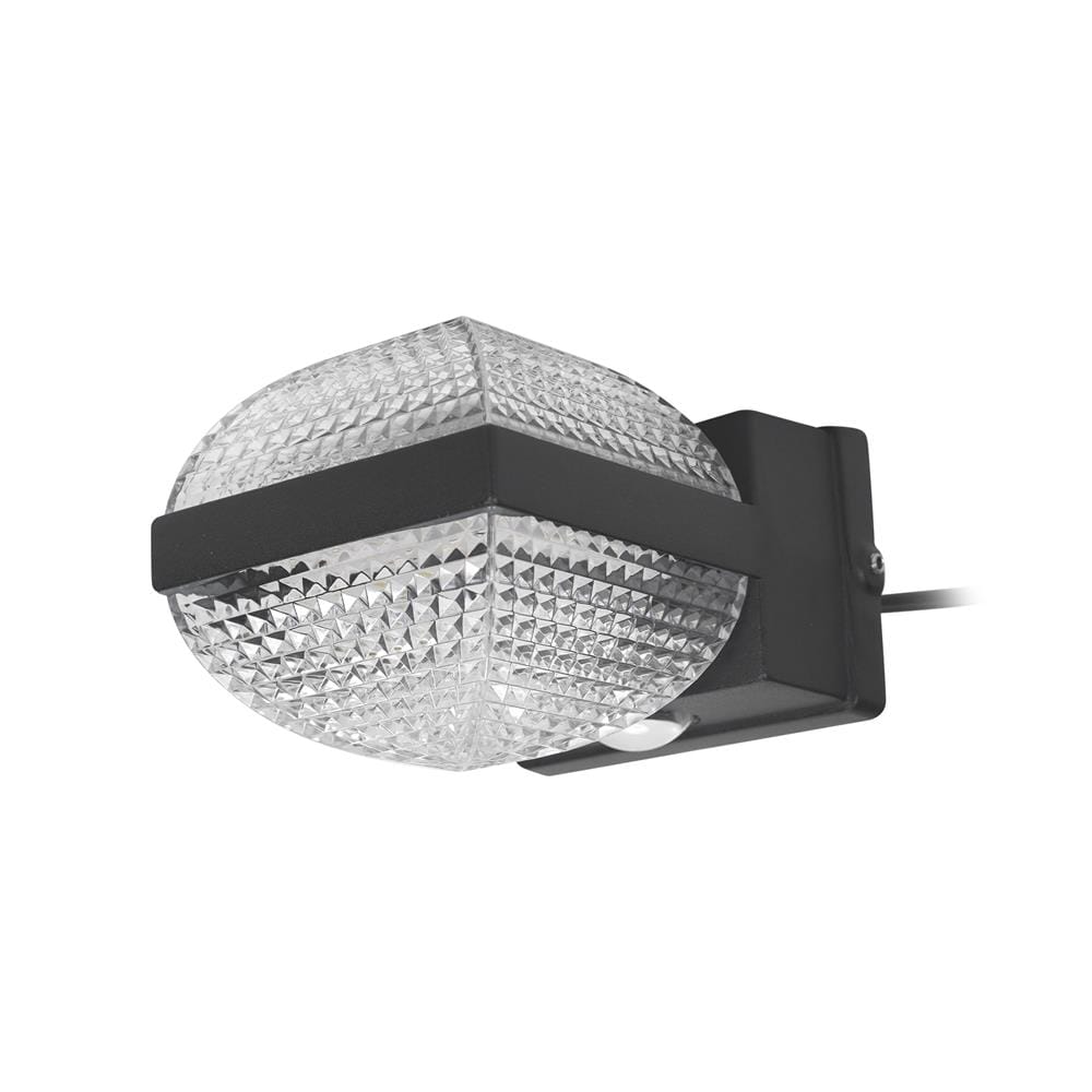ไฟผนังภายนอก LED CARINI BO-WS03 12 วัตต์ WARM WHITE สีดำ_0