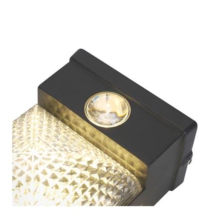 ไฟผนังภายนอก LED CARINI BO-WS03 12 วัตต์ WARM WHITE สีดำ_5