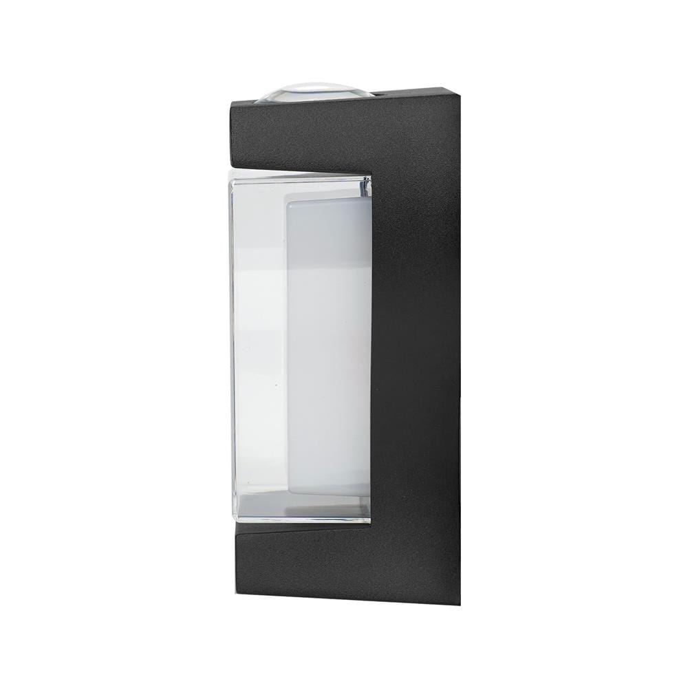 ไฟผนังนอก LED CARINI BO-WL3528 8 วัตต์ WARM WHITE สีดำ