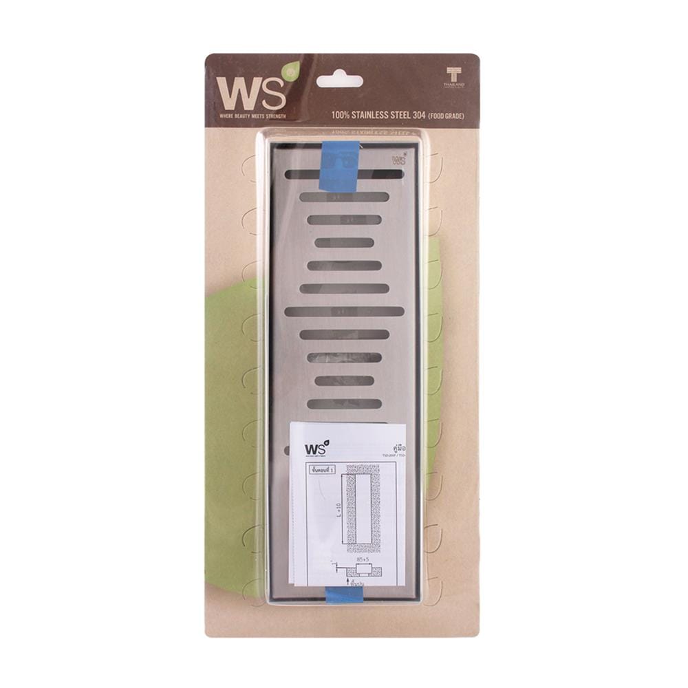 รางน้ำทิ้ง WS TSD-300F 10x30 ซม.