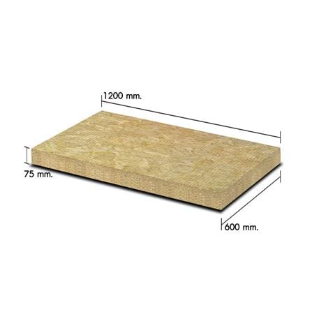 ฉนวนกันเสียง ROCKWOOL SAFE N SILENT PRO 330 หนา 3 นิ้ว 60x7.5x120 ซม. (แพ็ก 4 ชิ้น)_5