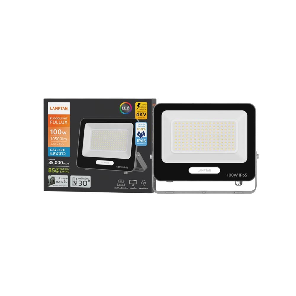 สปอตไลท์ภายนอก LED LAMPTAN FULLUX 100 วัตต์ DAYLIGHT