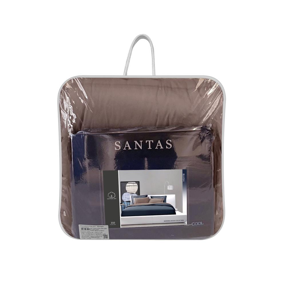 ชุดผ้าปูที่นอน 5 ฟุต (ชุด 7 ชิ้น) SANTAS COTTON USA MORNING MOOD NA