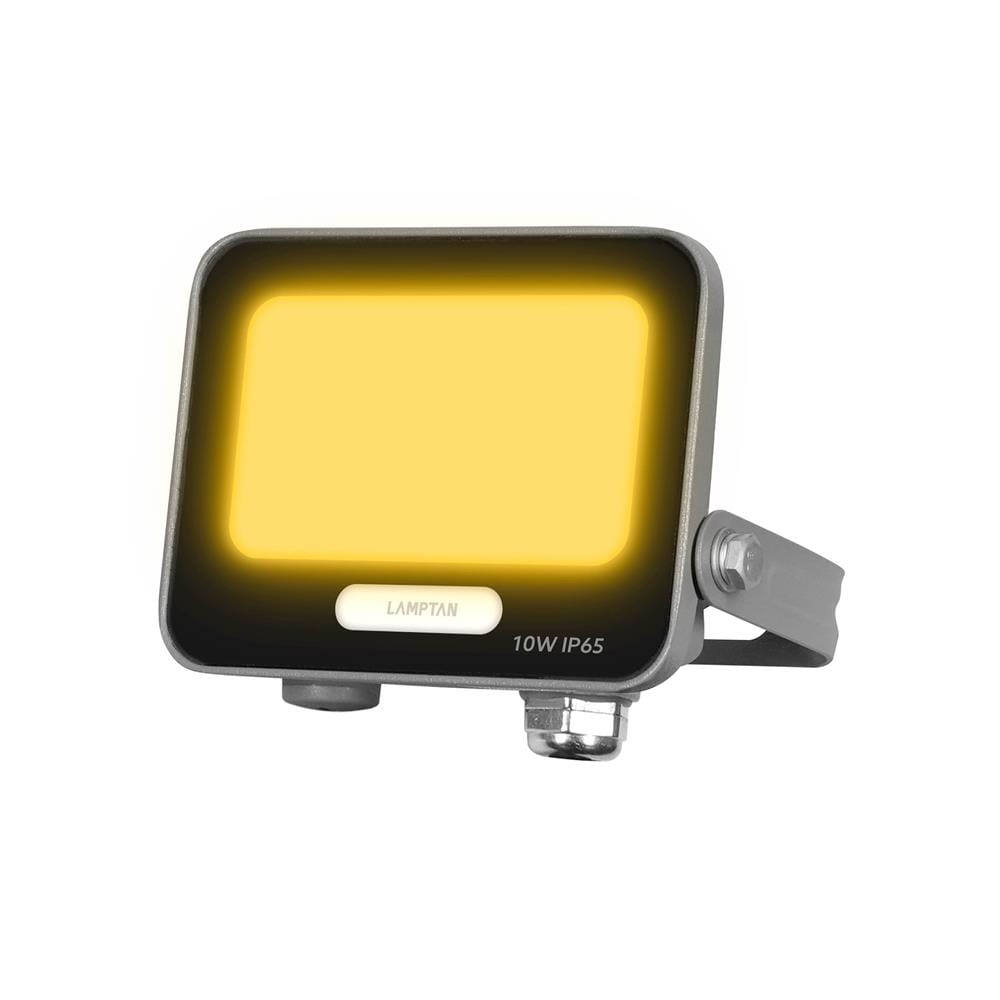 สปอตไลท์ภายนอก LED LAMPTAN FULLUX 10 วัตต์ WARM WHITE