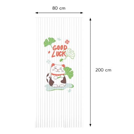 มู่ลี่ PVC HOME LIVING STYLE GOOD LUCK 80X200 ซม. สีขาว-เขียว_4