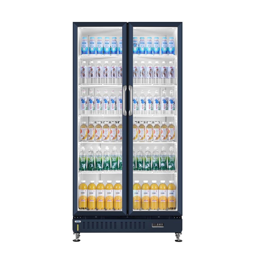 ตู้แช่เครื่องดื่ม 2 ประตู HAIER SC-652BPC 22.1 คิว สีน้ำเงิน