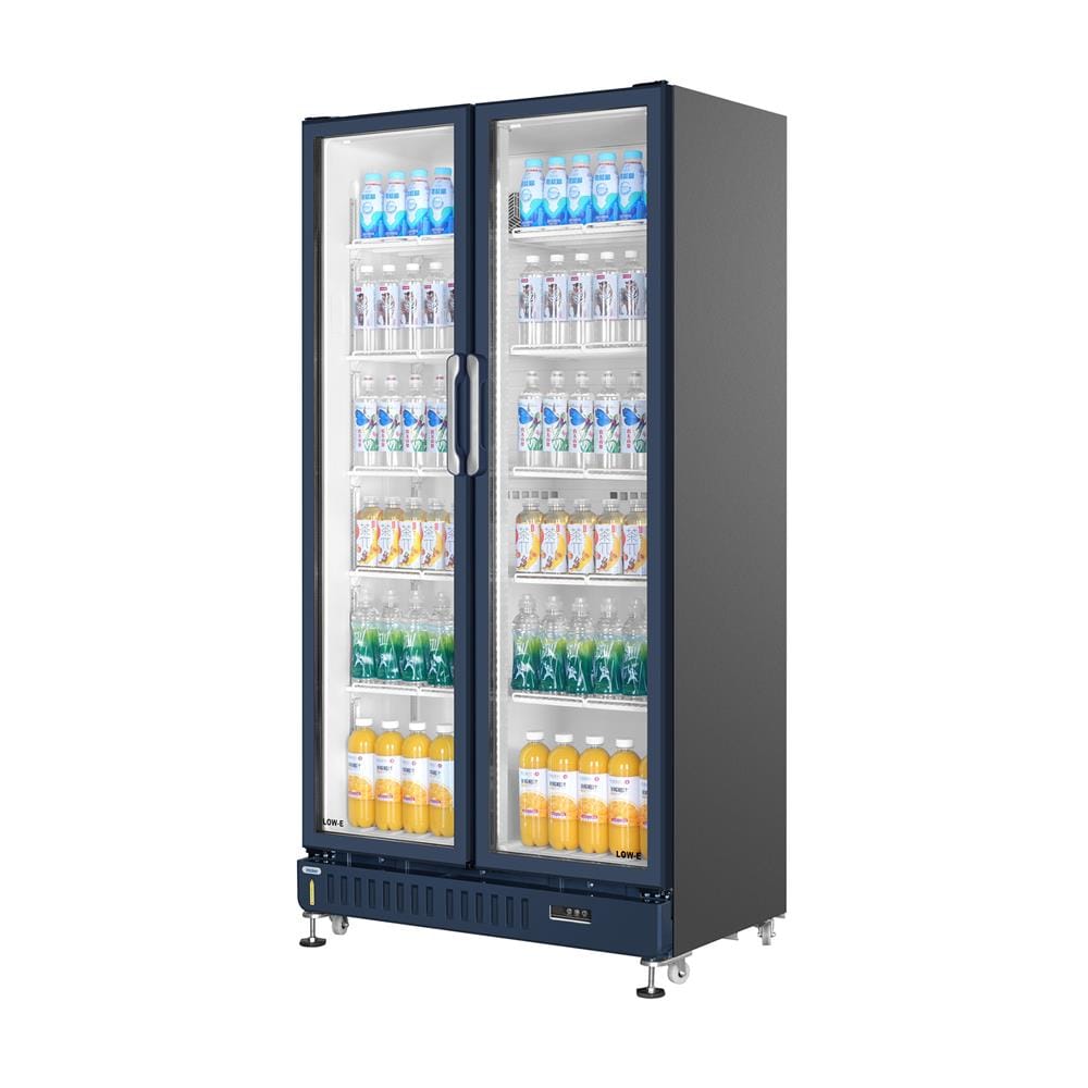 ตู้แช่เครื่องดื่ม 2 ประตู HAIER SC-652BPC 22.1 คิว สีน้ำเงิน