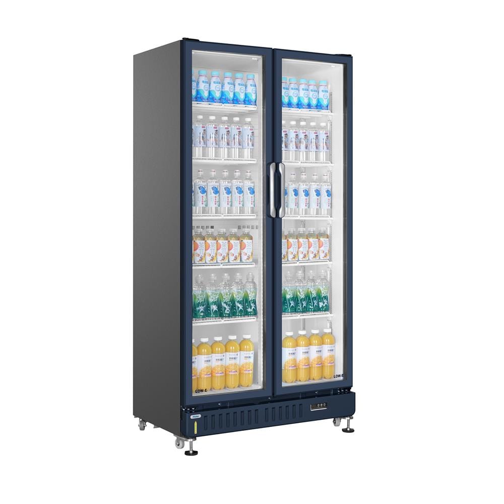 ตู้แช่เครื่องดื่ม 2 ประตู HAIER SC-652BPC 22.1 คิว สีน้ำเงิน
