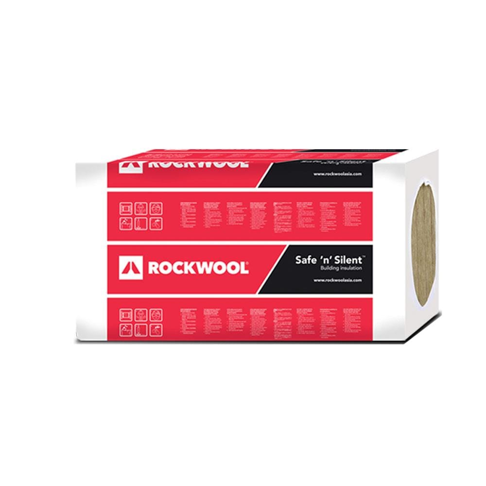 ฉนวนกันเสียง ROCKWOOL SAFE N SILENT PRO 350 หนา 2 นิ้ว 60x5x120 ซม. (แพ็ก 4 ชิ้น)