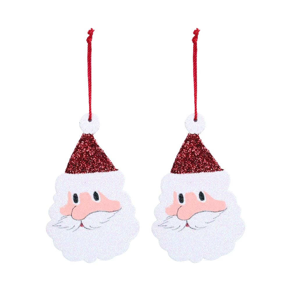 ของตกแต่ง SIAMXMAS SANTA สีขาว (แพ็ก 2 ชิ้น)