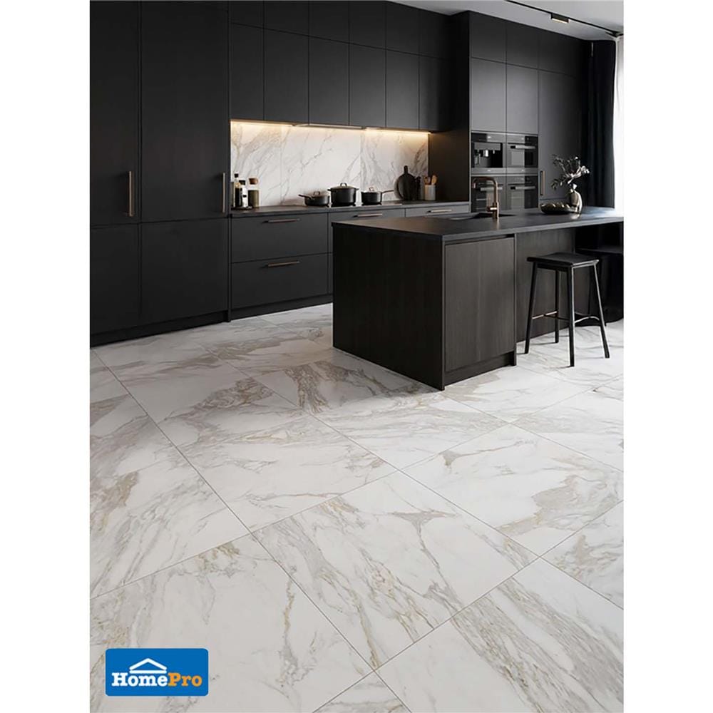 กระเบื้องพื้นพอร์ซเลน 60x60 ซม. COTTO คาลาคัตตา ขาว ซาติน PM 1.44 ตร.ม.