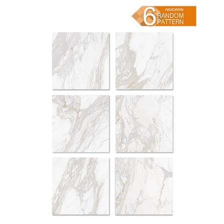 กระเบื้องพื้นพอร์ซเลน 60x60 ซม. COTTO คาลาคัตตา ขาว ซาติน PM 1.44 ตร.ม._1