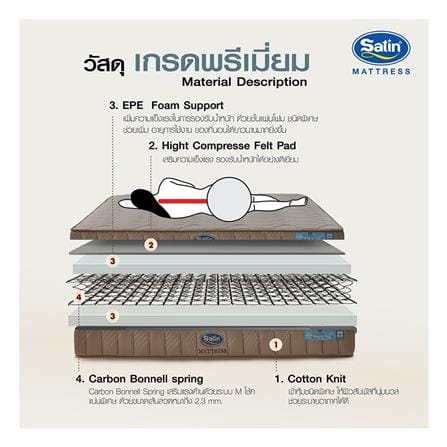 ที่นอนสปริง 5 ฟุต SATIN รุ่น CLASSIC_6