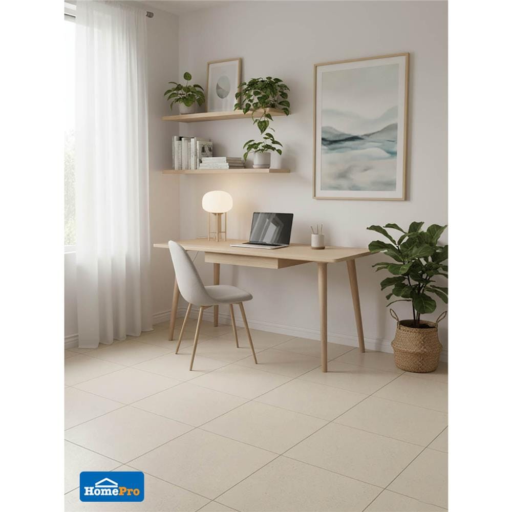 กระเบื้องพื้นพอร์ซเลน 60x60 ซม. COTTO เบเนเวนโต้ เบจ PM 1.44 ตร.ม.