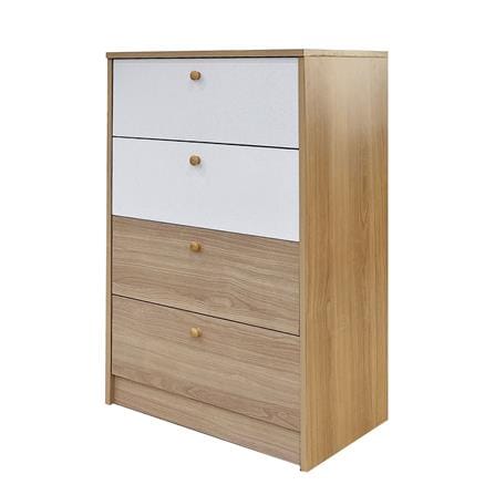 ตู้ลิ้นชัก 4 ลิ้นชัก FURDINI KEPT 60 ซม. สี NATURAL OAK/ขาว_0