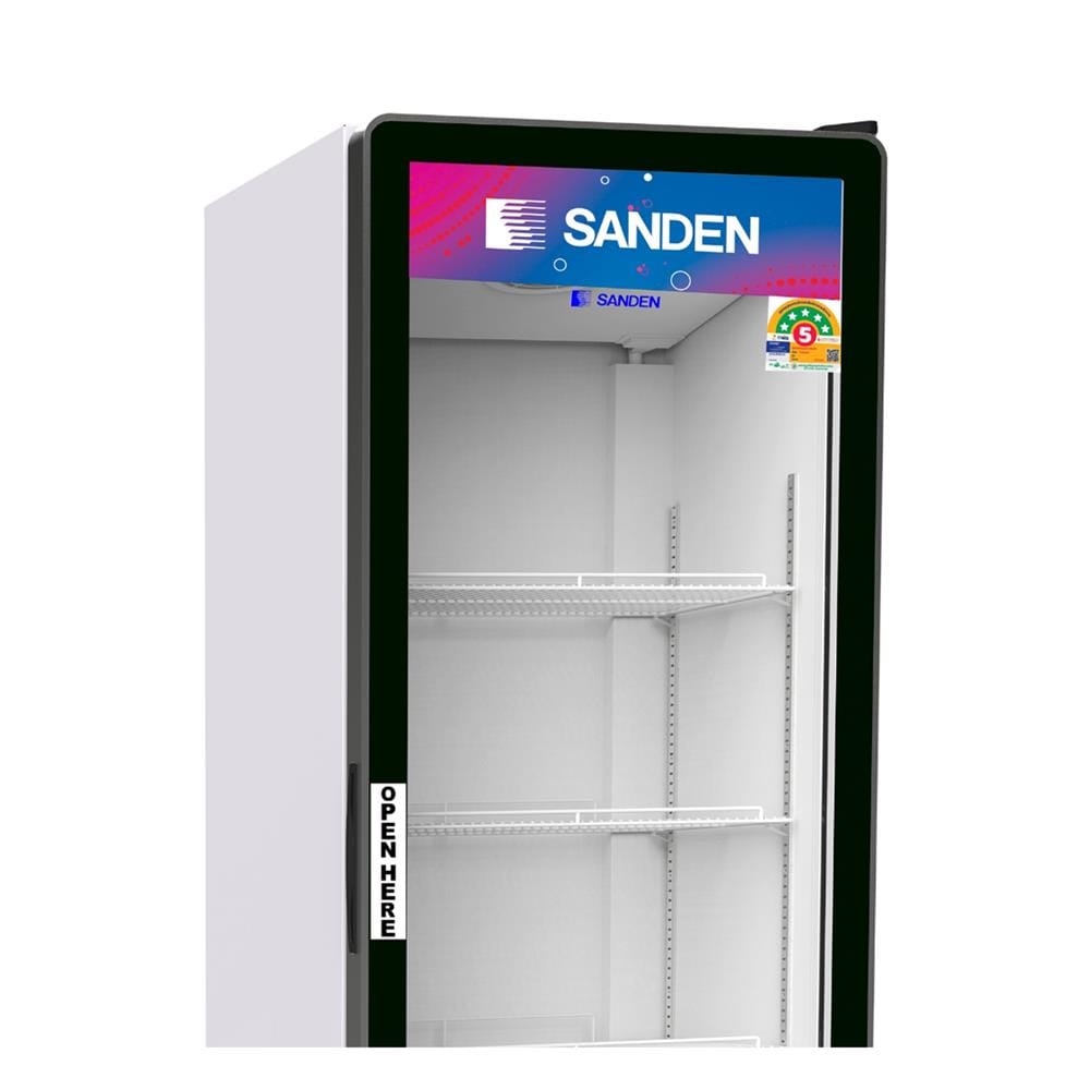 ตู้เครื่องดื่ม 1 ประตู SANDEN SPD-0500P 12.9 คิว สีขาว