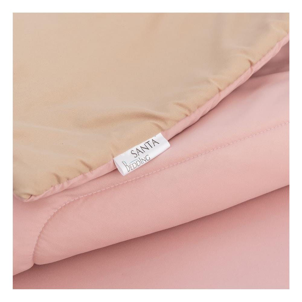 ชุดผ้าปูที่นอน 5 ฟุต (ชุด 6 ชิ้น) SANTA BEDDING สี PINK/BROWN