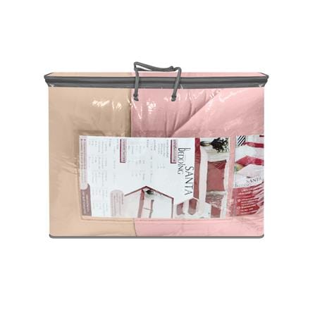 ชุดผ้าปูที่นอน 5 ฟุต (ชุด 6 ชิ้น) SANTA BEDDING สี PINK/BROWN_6
