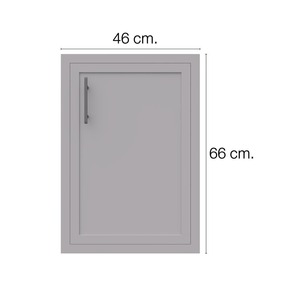 บานซิงค์เดี่ยว MJ SLIM SHAKER 46x66 ซม. สี ELEGANT