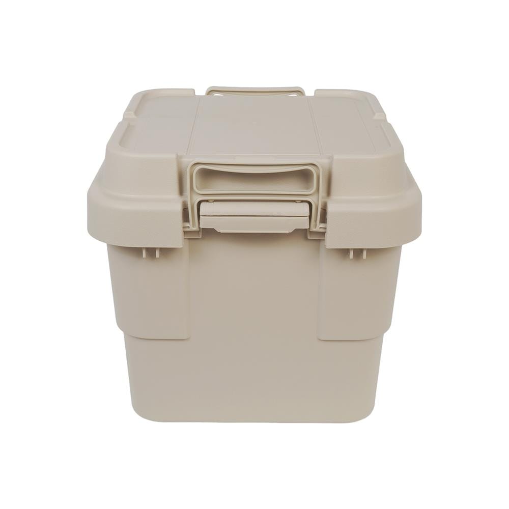 กล่องจัดเก็บท้ายรถ 30 ลิตร STACKO GLAM 39.5x39x36 ซม. สีเบจ