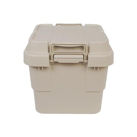 กล่องจัดเก็บท้ายรถ 30 ลิตร STACKO GLAM 39.5x39x36 ซม. สีเบจ_1