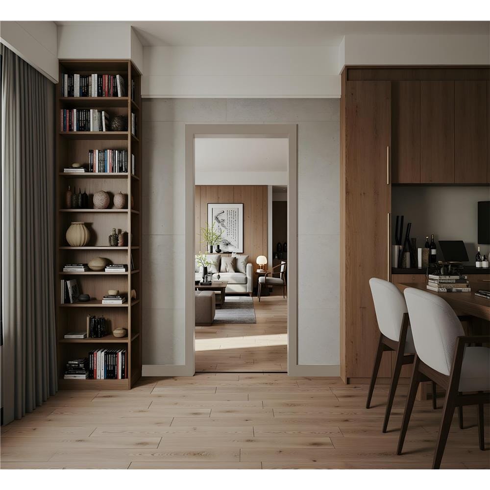 วงกบประตู UPVC MODERNWOOD 90x220 ซม. สีเบจ
