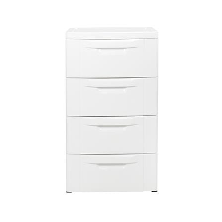 ตู้ลิ้นชัก 4 ชั้น STACKO JUNO 43x43.5x76.3 ซม. สีขาว_2