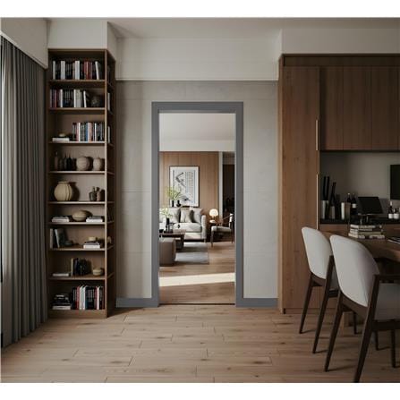วงกบประตู UPVC MODERNWOOD 90x220 ซม. สีเทา_3