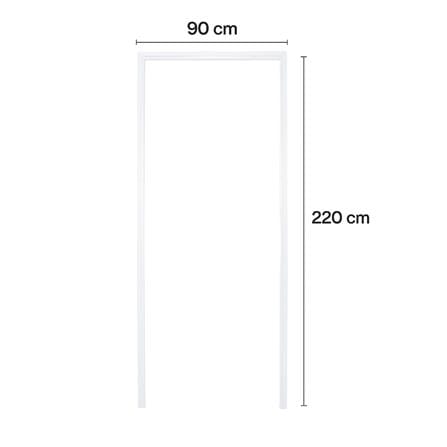 วงกบประตู UPVC MODERNWOOD 90x220 ซม. สีขาว_4