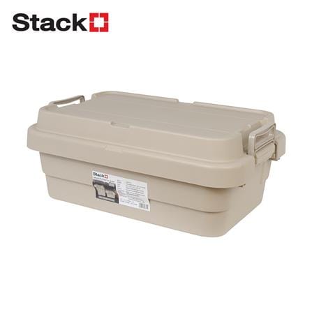 กล่องจัดเก็บท้ายรถ 30 ลิตร STACKO GLAM 60x39x24.5 ซม. สีเบจ_0