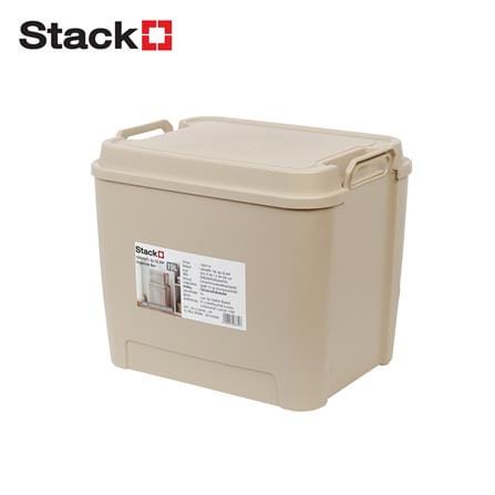 กล่องหูหิ้ว STACKO GLAM 19 ลิตร 33.5x26x29 ซม. สีเบจ_0
