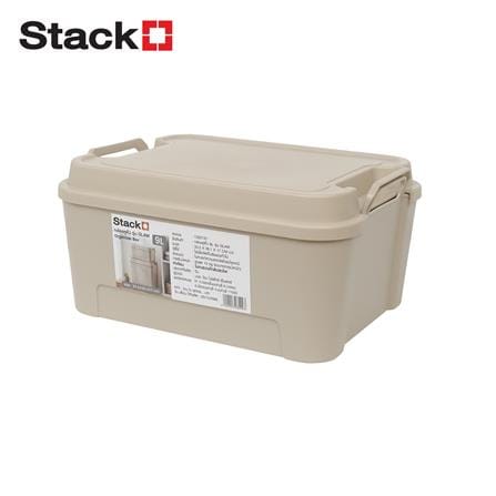 กล่องหูหิ้ว STACKO GLAM 9 ลิตร 33.5x26x17 ซม. สีเบจ_0
