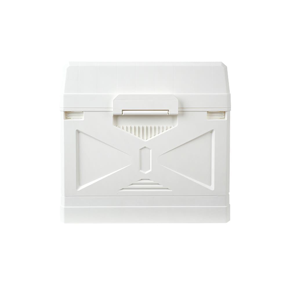 กล่องเก็บของพับได้ STACKO GLAM SIZE S 48.5x31x32 ซม. สีขาว