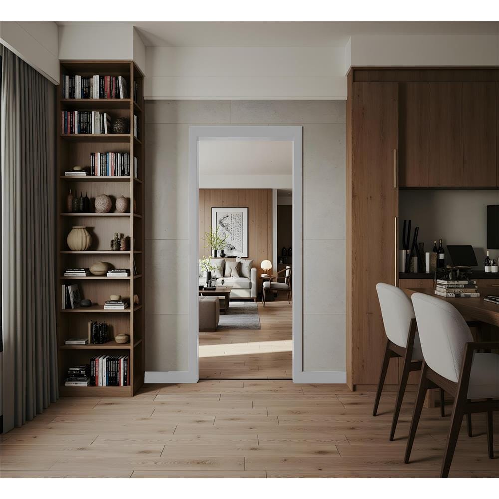วงกบประตู UPVC MODERNWOOD 90x200 ซม. สีขาว