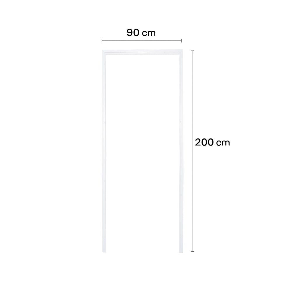 วงกบประตู UPVC MODERNWOOD 90x200 ซม. สีขาว